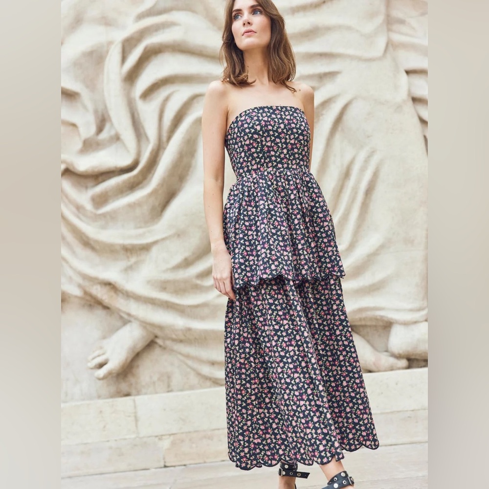 Eddy Daisy Dress Black Rose Floral - Picture 4 of 5